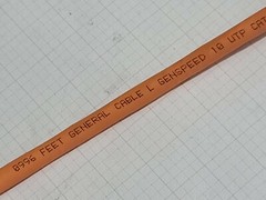 General Cable 7141826 23/4P GenSPEED 10 UTP Cat6A 10GX 10G Plenum Orange /50ft