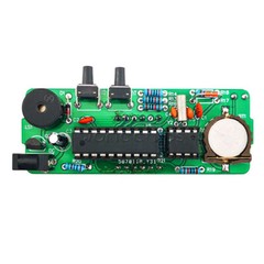Electronic Clock Kit Set 51 Microcomputer LED Temperature / Time Display DS1302