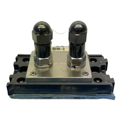 NEWMAR BB-2 BUS BAR 2-STUD w/INSUL CVR 500 AMP NEW/UNUSED SURPLUS