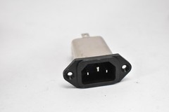 3EEA1 Power Inlet EMI Filter F7115 3A 120/250V Made In China Black Flange