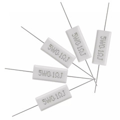 ‌5W High Power Cement Resistors ±5% 0.05Ω-100KΩ Horizontal PCB Mount‌