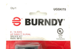 New Burndy UGSKIT8 UF Direct Burial Splice Kit, 8 AWG – 14 AWG Copper Wire Range