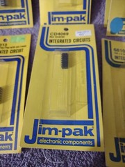 Lot of 12 Jim-pak Integrated Circuits – Assortment of Different Circuits