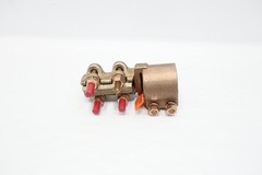 Sefcor 4/0-450M Straight Bolted Bronze Tee Connector