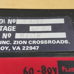 Cableform C-3170 DC Converter, 12V, 60-80V – USED