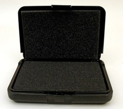 106 – PLATT LUGGAGE – BLOW MOLDED CASE – Exterior Dimensions (L x W x D): 8 1/2″