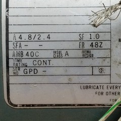 LFE MD80-G02 Mag Drive Pump with GE 5KC35MN99X Motor 1/3hp 115/230v 3450rpm