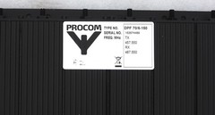PROCOM DENMARK TYPE DPF70/6-150 RADIO COMM. SYSTEM 6-CAVITY DUPLEX FILTER