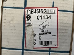 Light Gray Narrow Finger Wire Duct T1E-1515G. Open Box 120ft