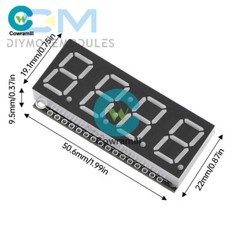 0.56-inch 4-bit 7 Segment LED Display Module Clock Module HT16K33 Driver I2C