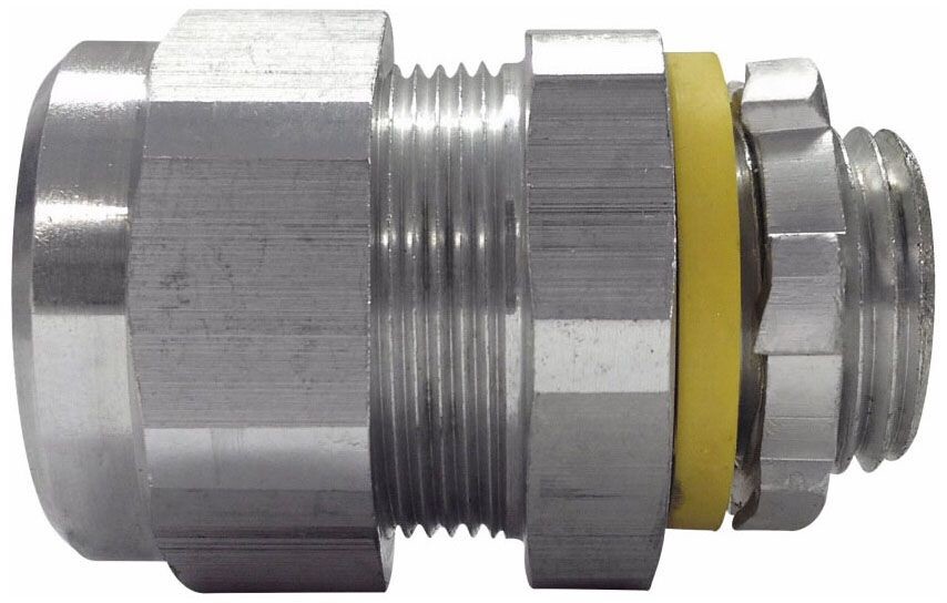 Crouse Hinds LT250GSA, 2-1/2″, Aluminum Liquid Tight Connector with Ground, 1 pc