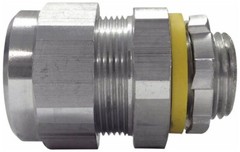 Crouse Hinds LT250GSA, 2-1/2″, Aluminum Liquid Tight Connector with Ground, 1 pc