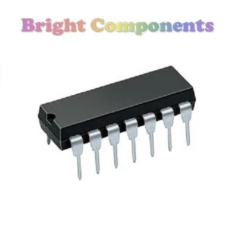 5 x TL084 Op Amp IC (TL084CN) – DIP/DIL14 – Genuine TI – UK Seller