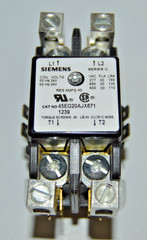 SIEMENS 45EG20AJX671 S1-02432004000 Contactor 2-Pole, 30FLA 24V Coil 50/60HZ NEW