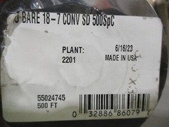 18 Gauge STRANDED BRAID Soft Annealed Bare Copper Building Ground Wire (500 FT)