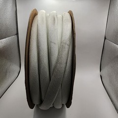 100′ Suflex Acryflex VPI 1/2″ White VPI Class F Electrical Insulation Sleeving