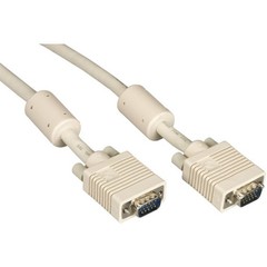 BlackBox EVNPS060005MM 5ft VGA Video Cable M-M Ferrite Core Beige