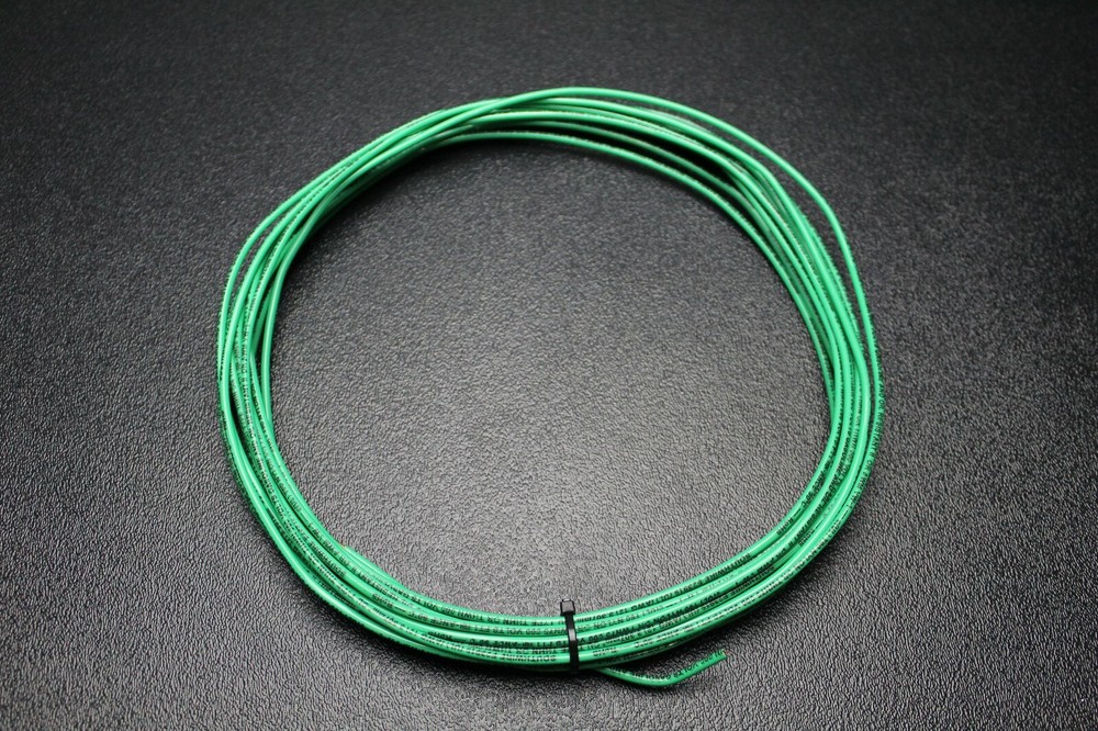 12 GAUGE THHN WIRE SOLID GREEN 20 FT THWN 600V 90C BUILDING MACHINE CABLE AWG