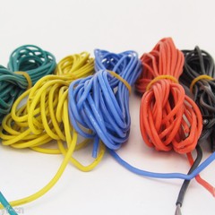 5M 20AWG Flexible Soft Silicone Wire Tin Copper RC Electronic Cable 5 colors