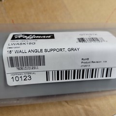 Hoffman LWASK18G Wall Angle Spt. Kit 18 Gra Gray fits 18.00 Steel NEW $29