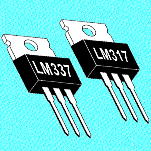 (10 pc set) = (6) LM317 Positive + (4) LM337 Negative — VARIABLE Regulators