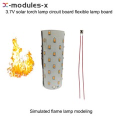 3.7V Solar Flame Lamp PCBA Simulated Solar Torch lamp Controller Circuit Board