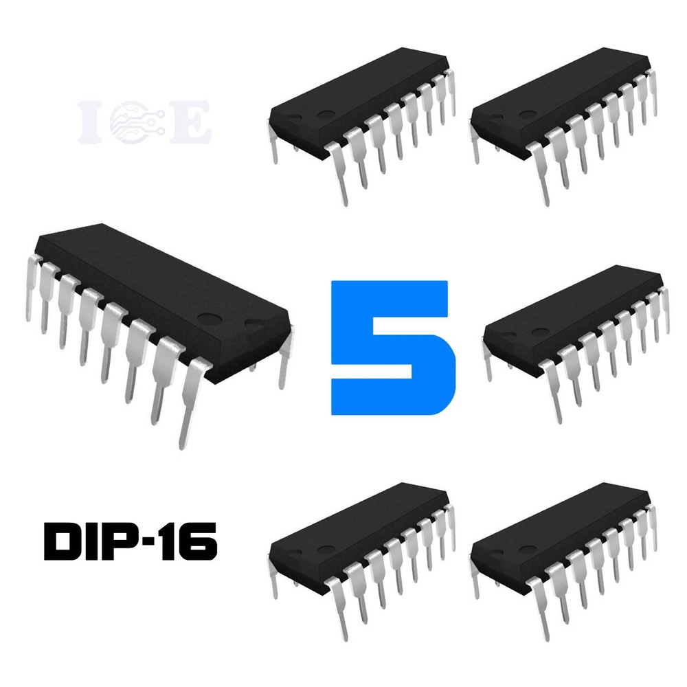 5PCS CD4026 CD4026BE 4026 CMOS Counters Decade/Divider 7 segment DIP-16 IC USA