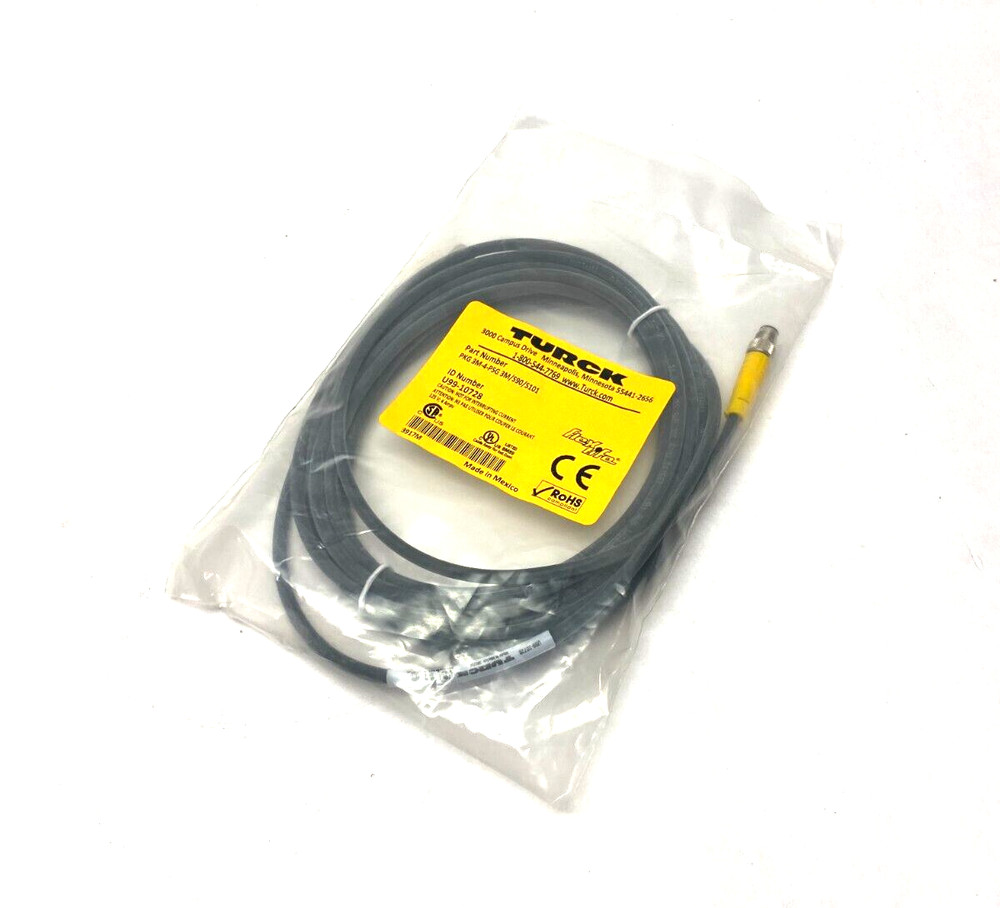 Turck PKG 3M-4-PSG 3M/S90/S101 Flexlife Double Ended Cordset U99-10728