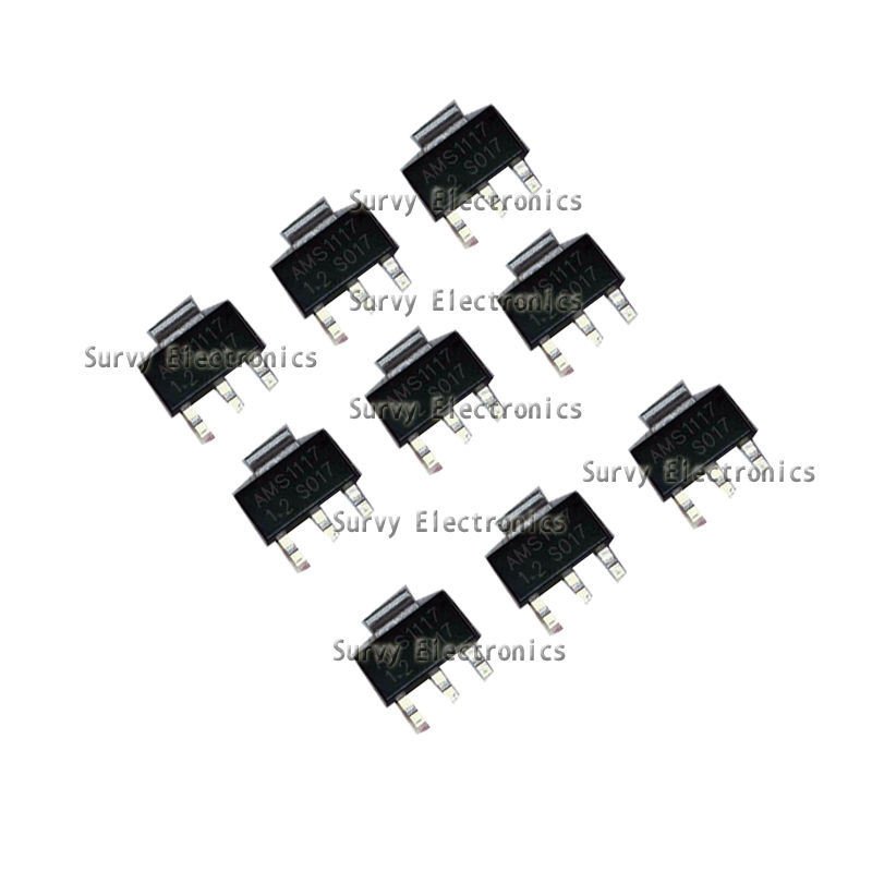12pcs AMS1117 AMS117-3.3 3.3V 1A Voltage Regulator SOT-223 Good Quality New
