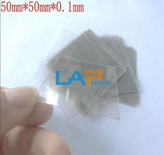 Qty:10 New Transparent Mica Sheet 50mmx50mmx0.1mm Insulating Mica Sheet