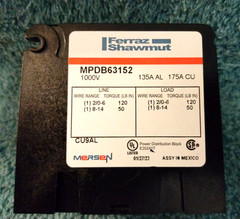 Mersen / Ferraz Shawmut MPDB63152 Power Distribution Block – Free Shipping