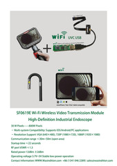 UVC USB camera via wifi to phone/Pad for HD industrial medical endoscope Camera