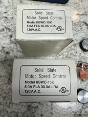 KBWC-15K Solid State Motor Speed Control 5.0A, 120V