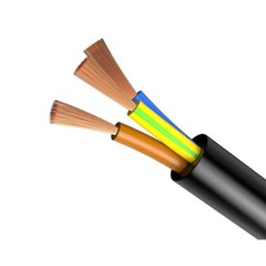 0.3mm²-6mm² Pure Copper Flex Wire 2/3/4/6-Cores Electrical Cable PVC Insulation