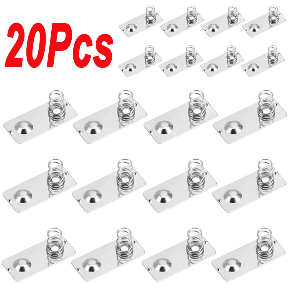 20Pack AA Battery Conversion Spring Contact Plate – Positive to Negative