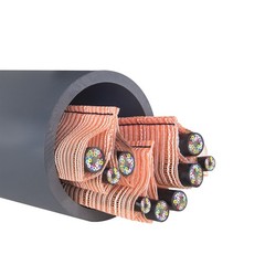 250ft MaxCell MXE52223 2.00″ 3 Cell Halogen-free Fabric Innerduct Orange