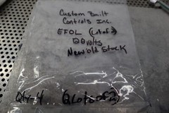 Custom Built Controls EFOL 120VAC 75 Frequency Relays New Old Stock (Lot of 2)