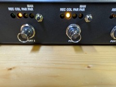 Black Box 4 Port BNC Repeater Rev A1 02-00220 Industrial Network Hub Tested