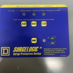 SQUARE D TVS3EBA16A 160kA SURGELOGIC SURGE PROTECTOR 3Ø 240/120 VAC