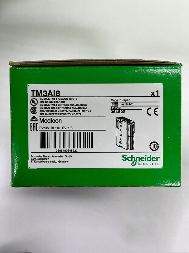 Schneider TM3AI8 8Ch Analog Input 12Bit PLC Expansion Module