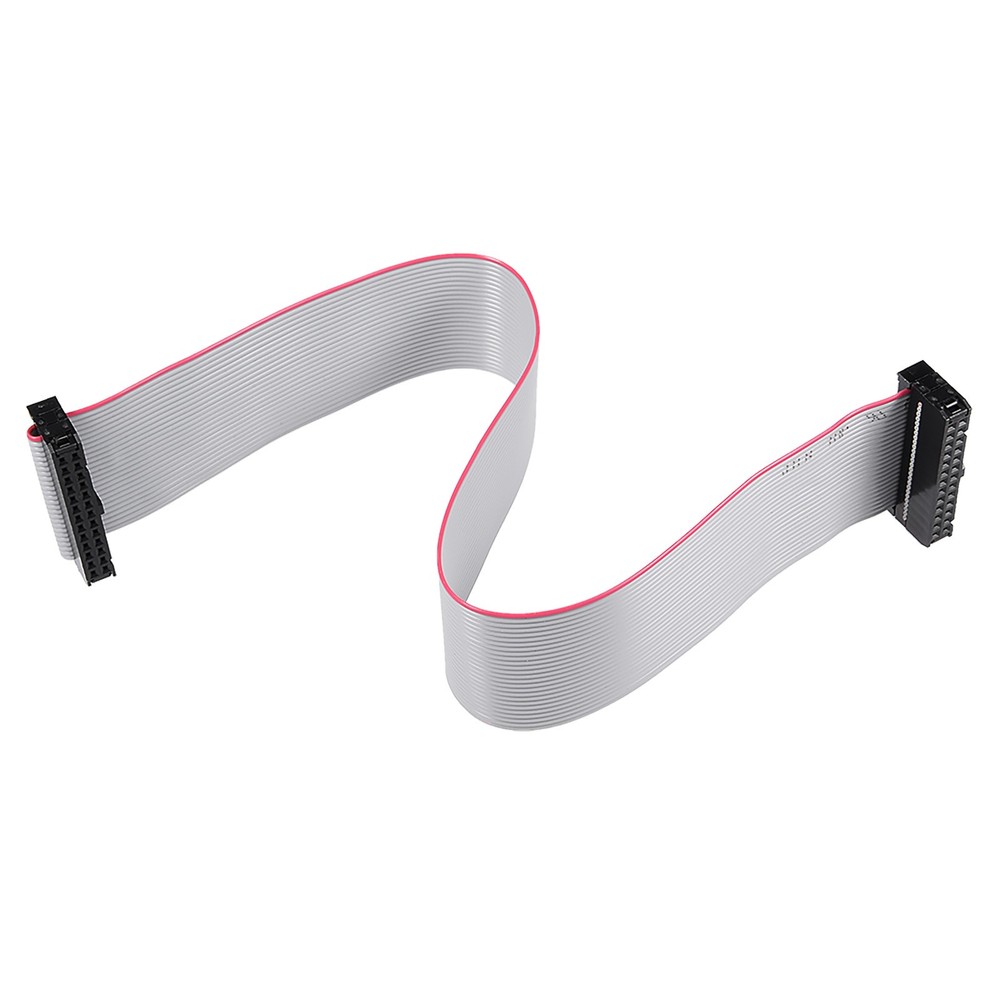5 Pack Long 30CM 2.54MM Flat Ribbon Cable IDC 26 Pin Connector