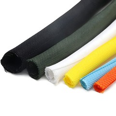 Split Braided Sleeving Tube Cable Wire Harnessing Sheathing Many Colours 3- 60mm