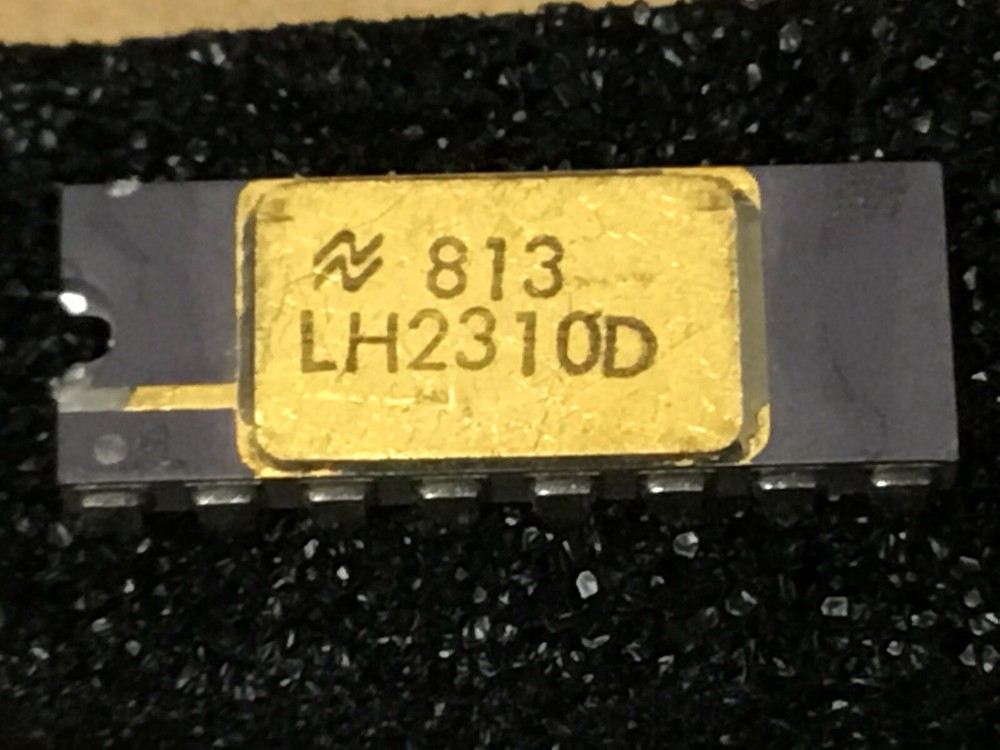 (1 PC) NATIONAL LH2310D OP AMP, Dual, 16 Pin, Ceramic OLD GOLD