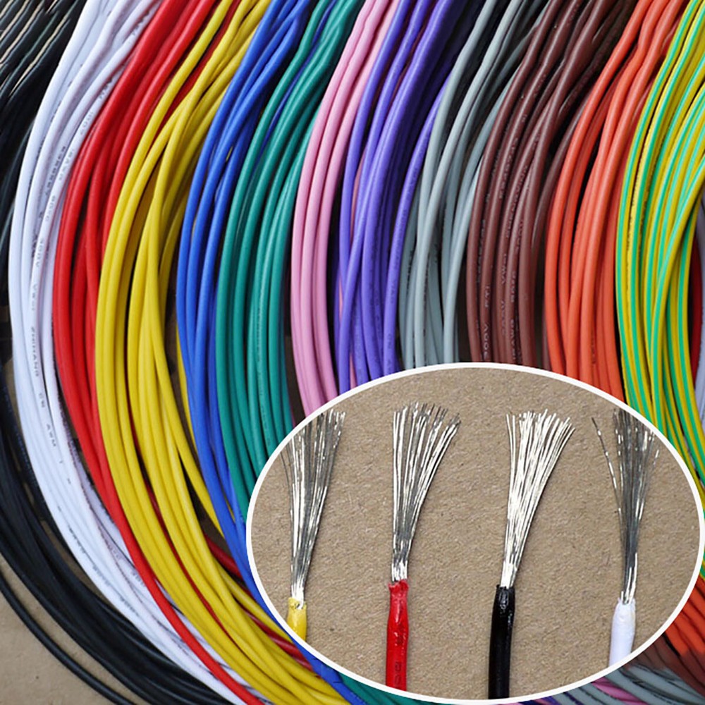 16awg – 30awg Flexible Electronic Wire UL1007 Stranded Cable 11 Colors Choose