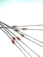 5x Glass Passivated Ceramic Capacitor .1uF 50v Axial 100nF