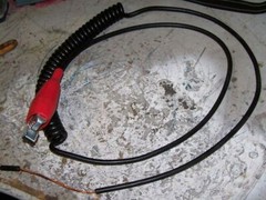 NEW INSULATED BATTERY GROUND WIRE W/ MULLER GATOR CLIP 21A 50 AMP RATED 90″ LONG