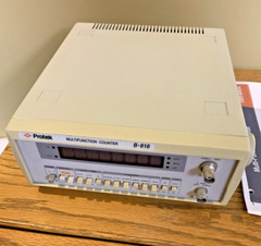 Protek B-818 Multi Function Counter with manual. Powers on.