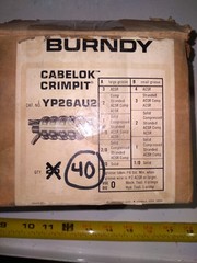 BURNDY CABLOK CRIMPIT YP26AU2 (LOT OF 4)
