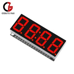 0.56-inch 4-digit 7-segment LED Display Module Clock Module HT16K33 Driver I2C