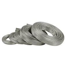 Braid Tinned Copper Wire Shielding Cable Sleeve Ground Strap Electric Wire